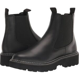 DV by Dolce Vita Women's LEIGHA Chelsea Black Boots